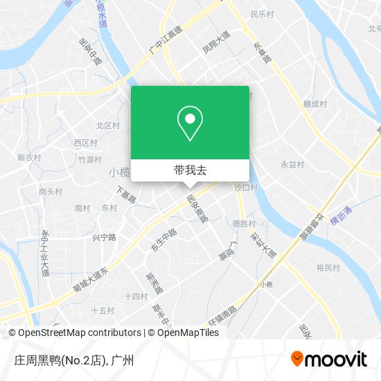 庄周黑鸭(No.2店)地图