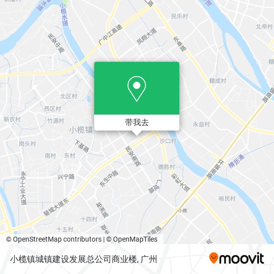 小榄镇城镇建设发展总公司商业楼地图