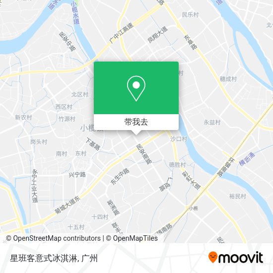 星班客意式冰淇淋地图