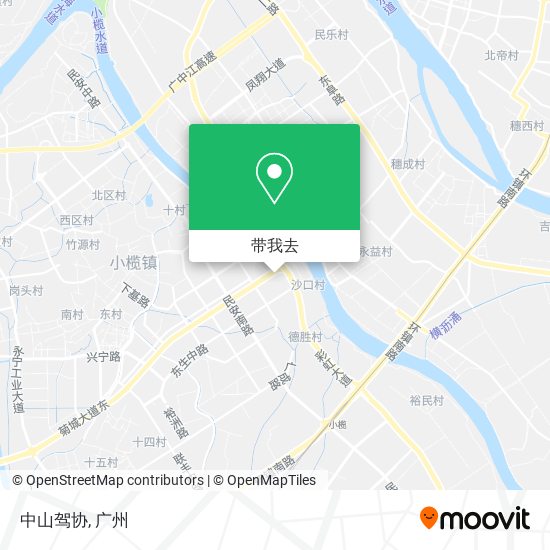 中山驾协地图