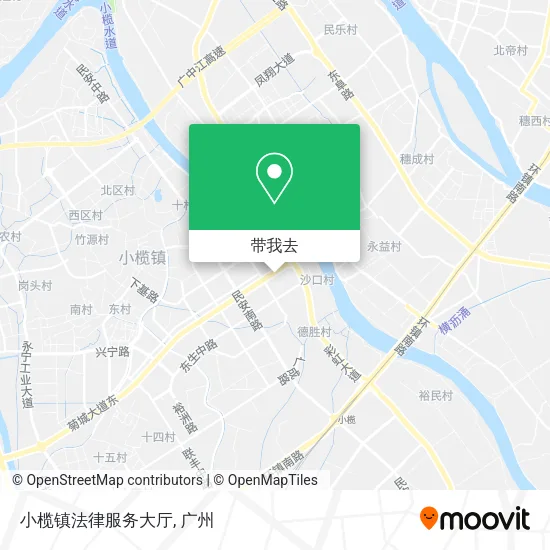 小榄镇法律服务大厅地图