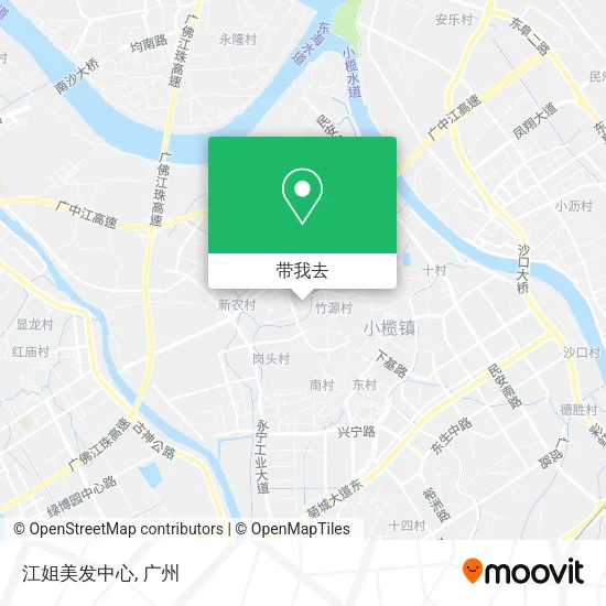 江姐美发中心地图
