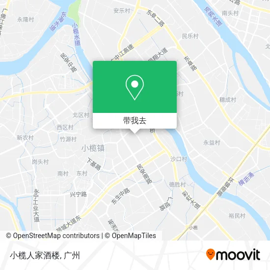 小榄人家酒楼地图