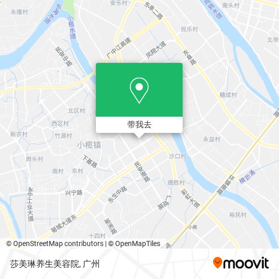 莎美琳养生美容院地图