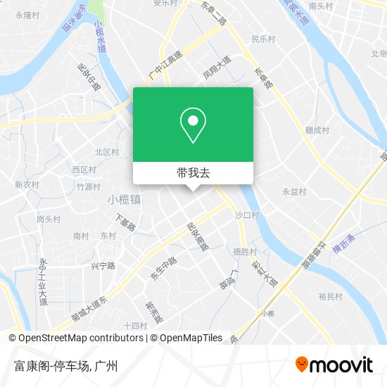 富康阁-停车场地图