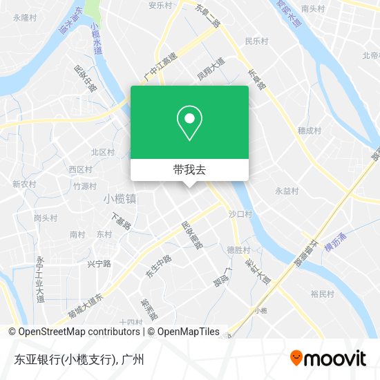 东亚银行(小榄支行)地图