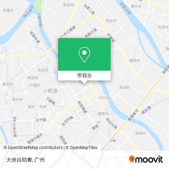 大侠自助餐地图