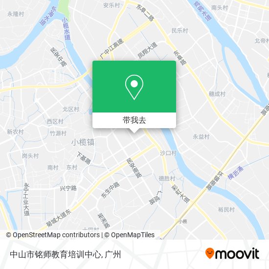 中山市铭师教育培训中心地图
