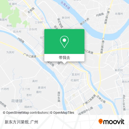 新东方川菜馆地图