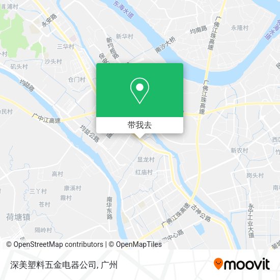 深美塑料五金电器公司地图