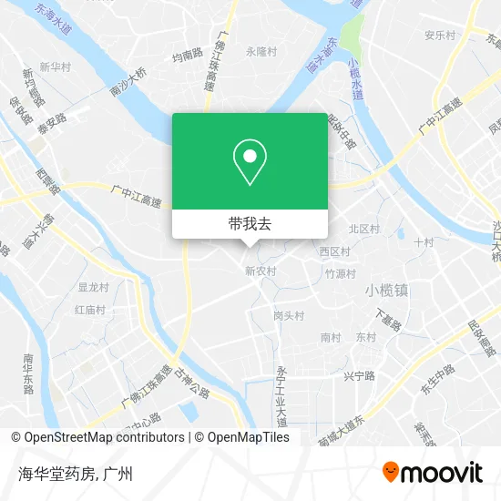 海华堂药房地图