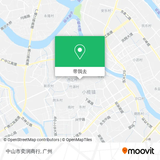 中山市奕润商行地图