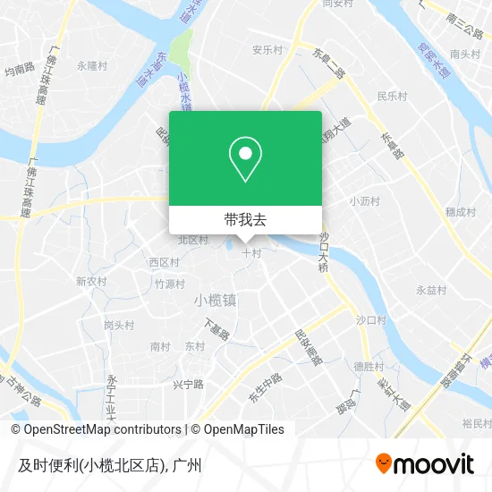 及时便利(小榄北区店)地图