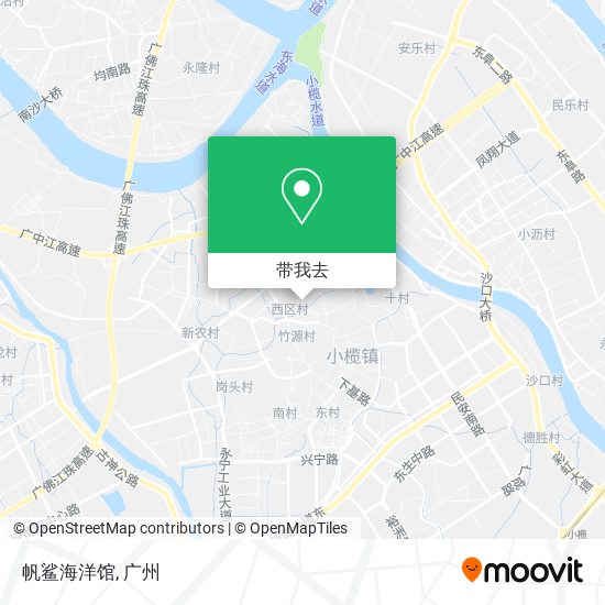 帆鲨海洋馆地图