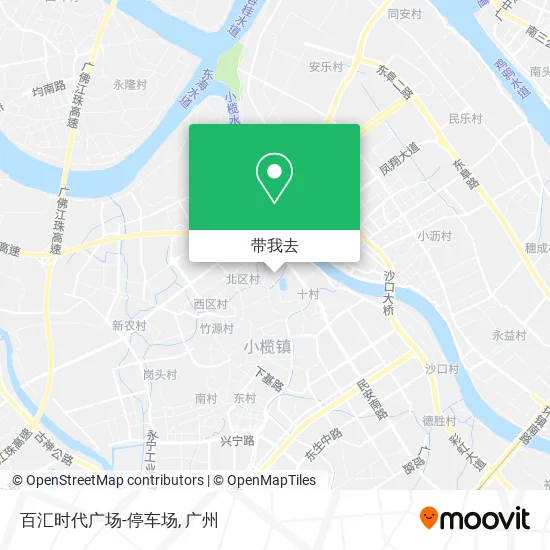 百汇时代广场-停车场地图