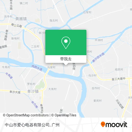 中山市爱心电器有限公司地图