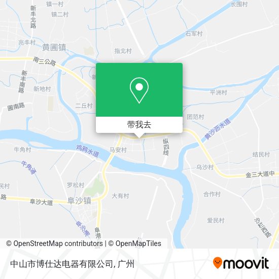 中山市博仕达电器有限公司地图