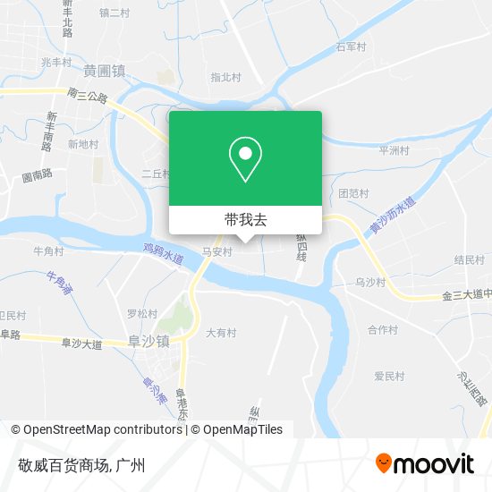 敬威百货商场地图