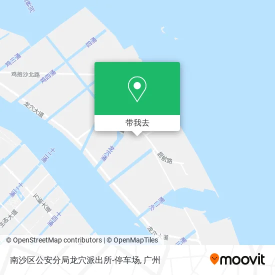 南沙区公安分局龙穴派出所-停车场地图