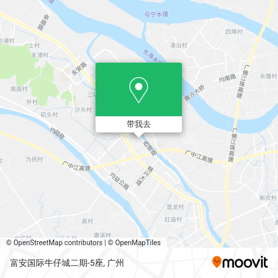 富安国际牛仔城二期-5座地图