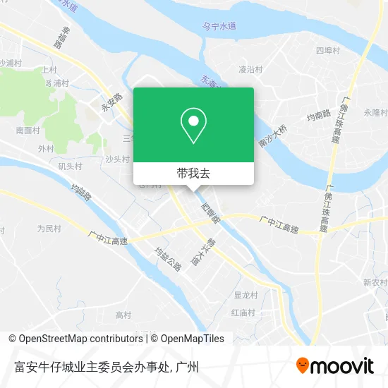 富安牛仔城业主委员会办事处地图