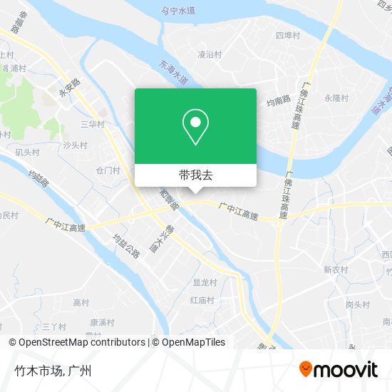 竹木市场地图