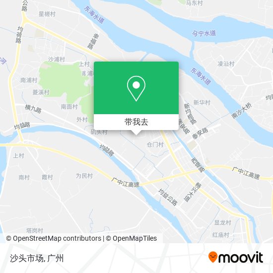 沙头市场地图