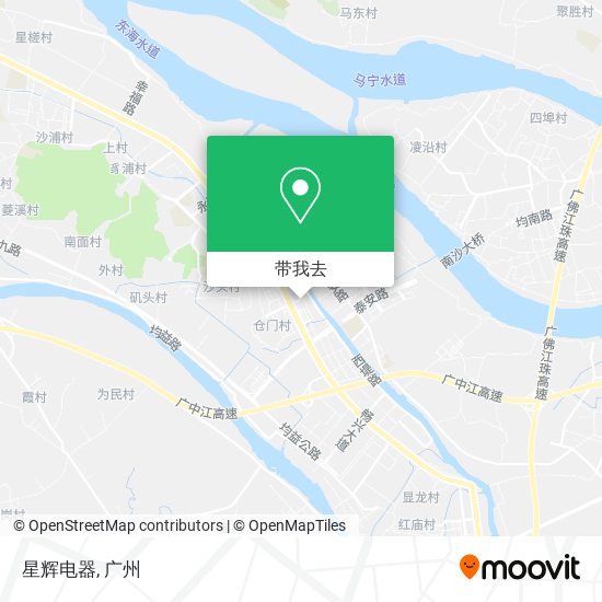 星辉电器地图