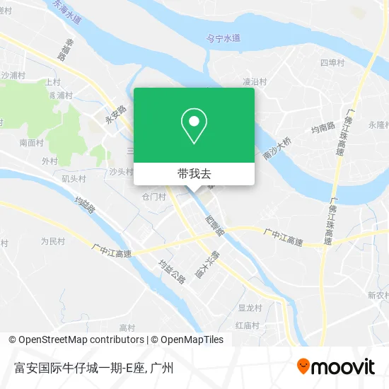 富安国际牛仔城一期-E座地图
