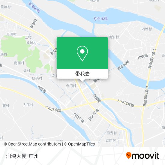 润鸿大厦地图