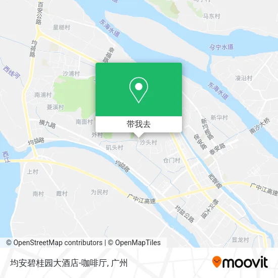 均安碧桂园大酒店-咖啡厅地图
