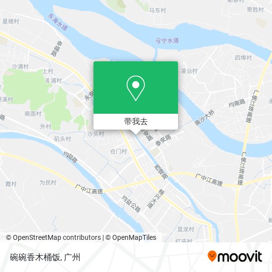 碗碗香木桶饭地图
