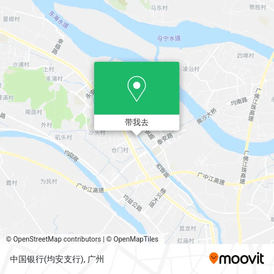 中国银行(均安支行)地图