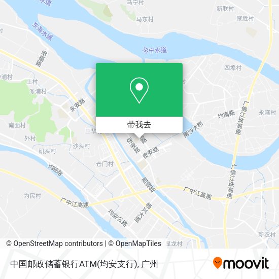 中国邮政储蓄银行ATM(均安支行)地图