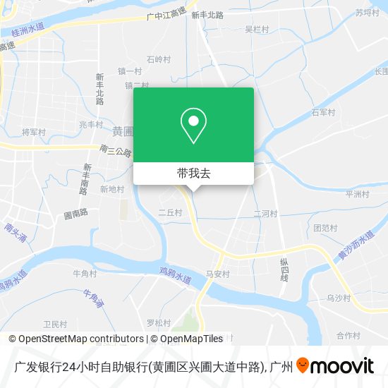 广发银行24小时自助银行(黄圃区兴圃大道中路)地图