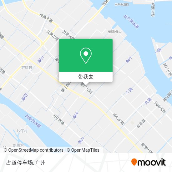 占道停车场地图