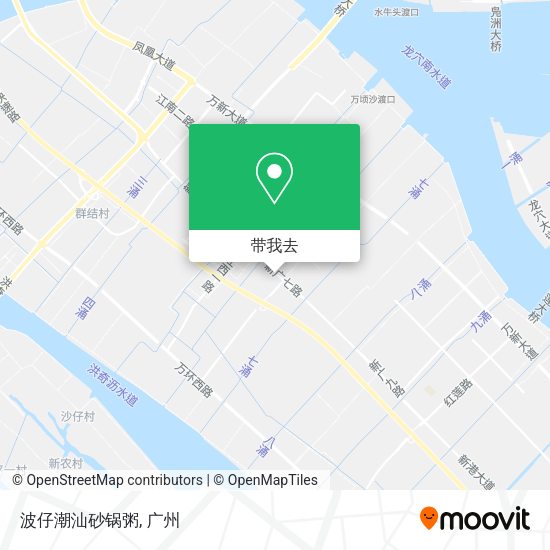 波仔潮汕砂锅粥地图