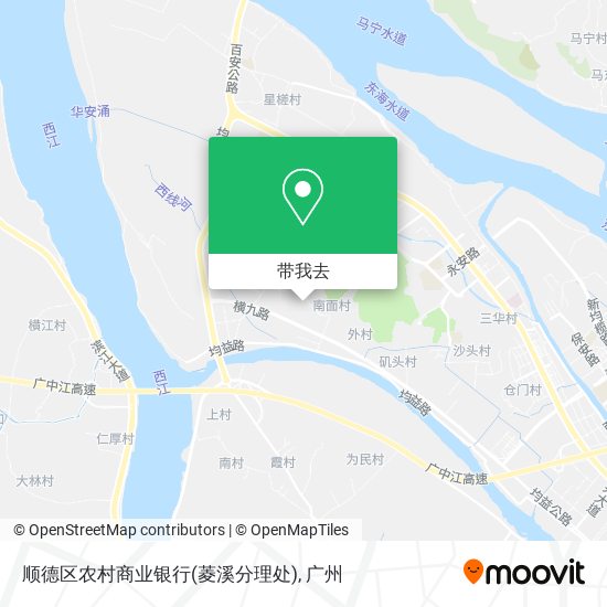 顺德区农村商业银行(菱溪分理处)地图