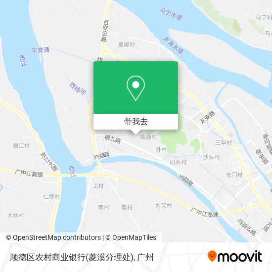 顺德区农村商业银行(菱溪分理处)地图