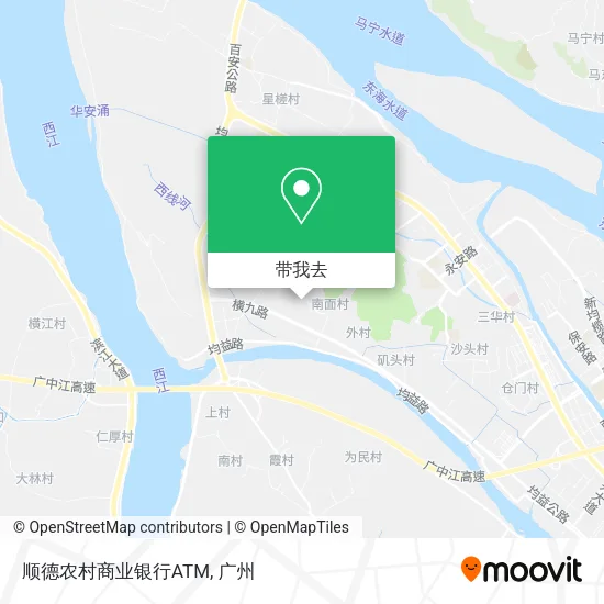 顺德农村商业银行ATM地图