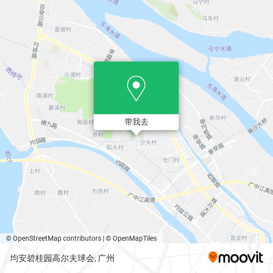 均安碧桂园高尔夫球会地图