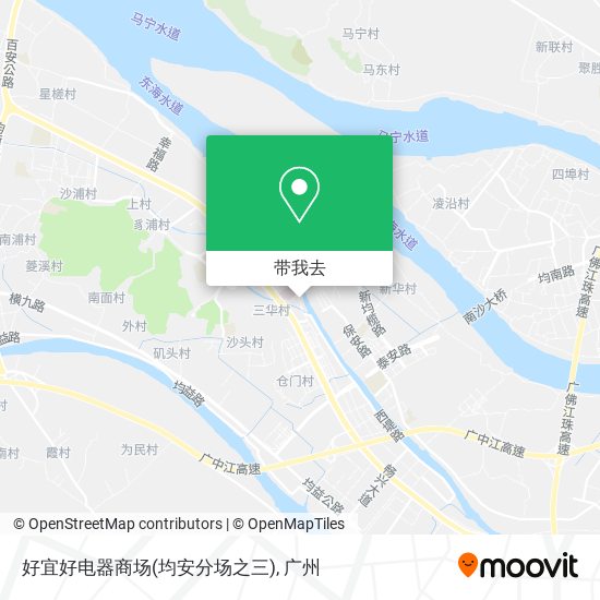 好宜好电器商场(均安分场之三)地图