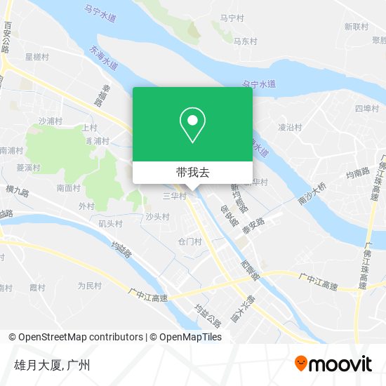 雄月大厦地图