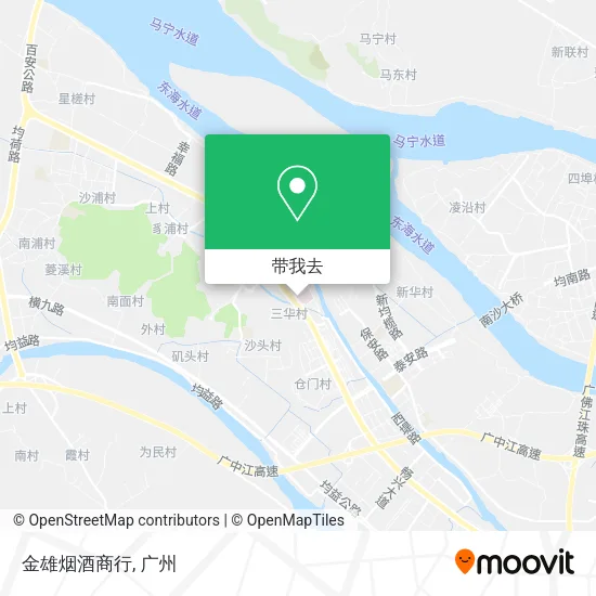 金雄烟酒商行地图