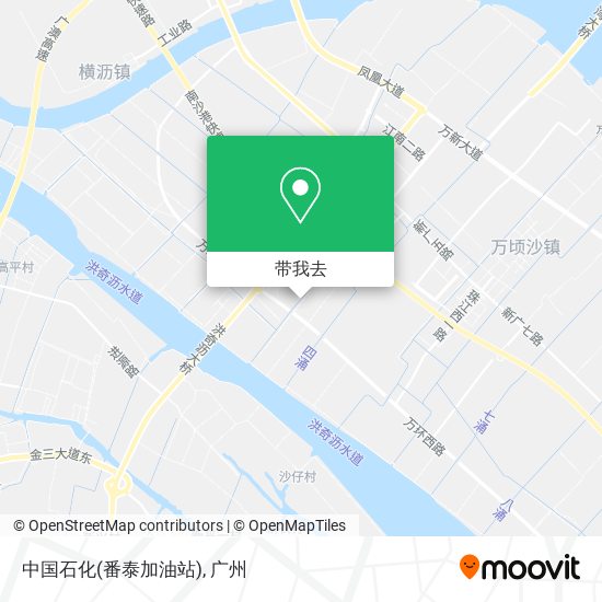 中国石化(番泰加油站)地图