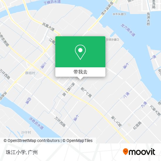 珠江小学地图