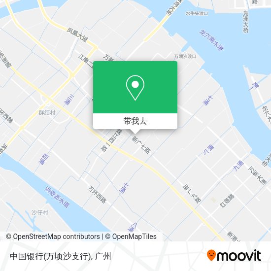 中国银行(万顷沙支行)地图