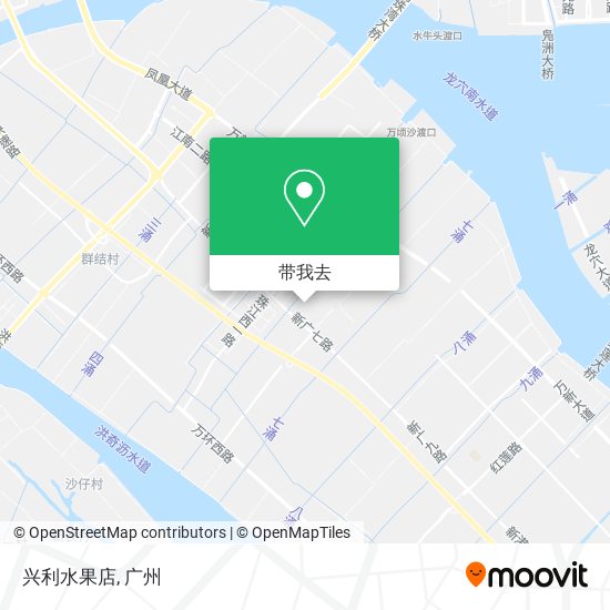 兴利水果店地图