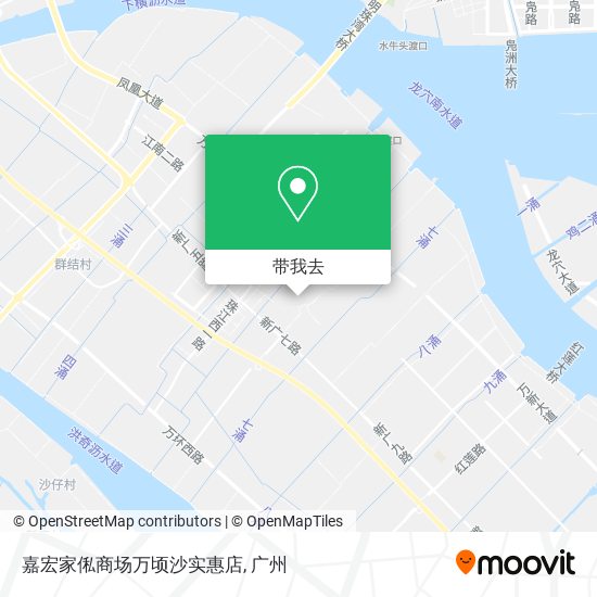 嘉宏家俬商场万顷沙实惠店地图