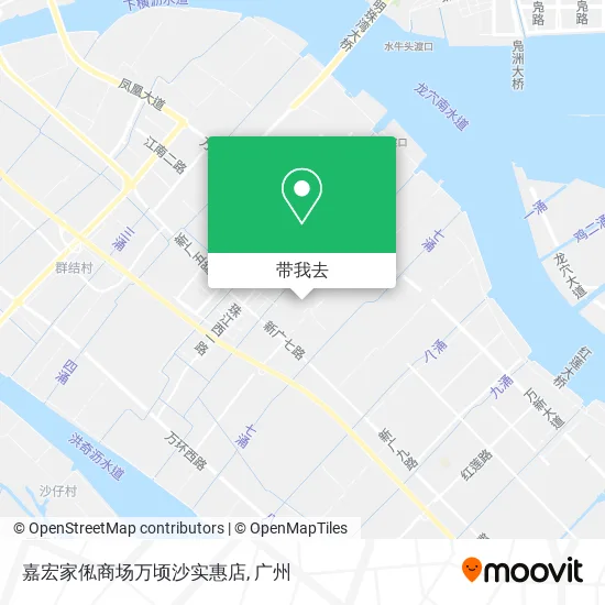嘉宏家俬商场万顷沙实惠店地图
